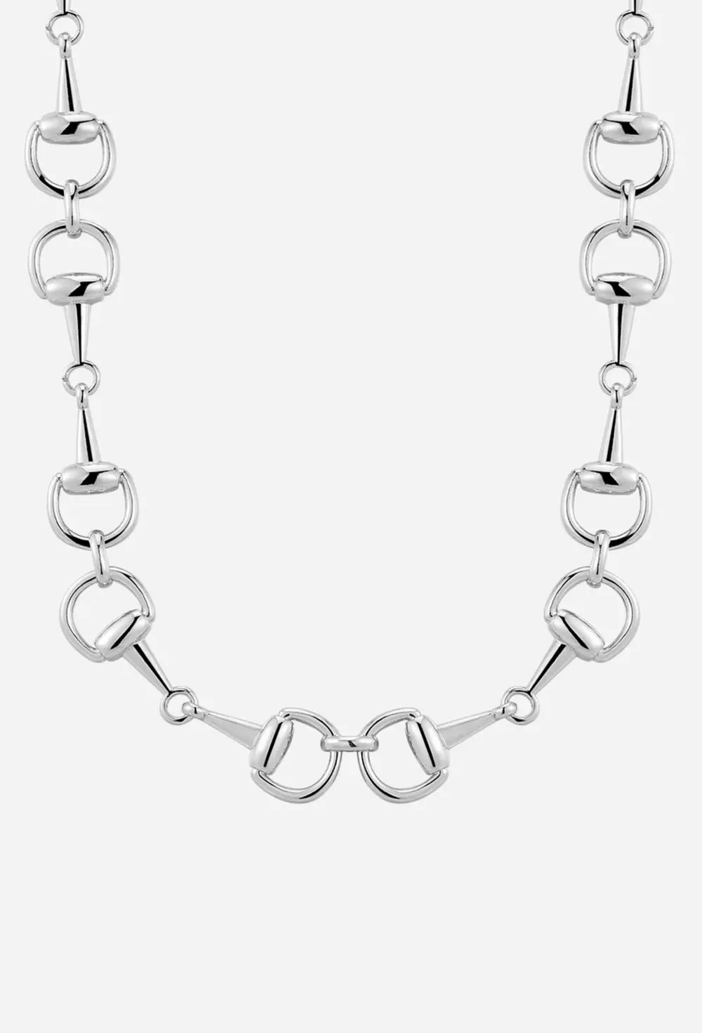 Madison Bit Necklace - Silver