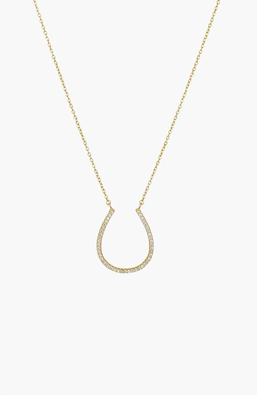 Hadley Horseshoe Necklace - Gold