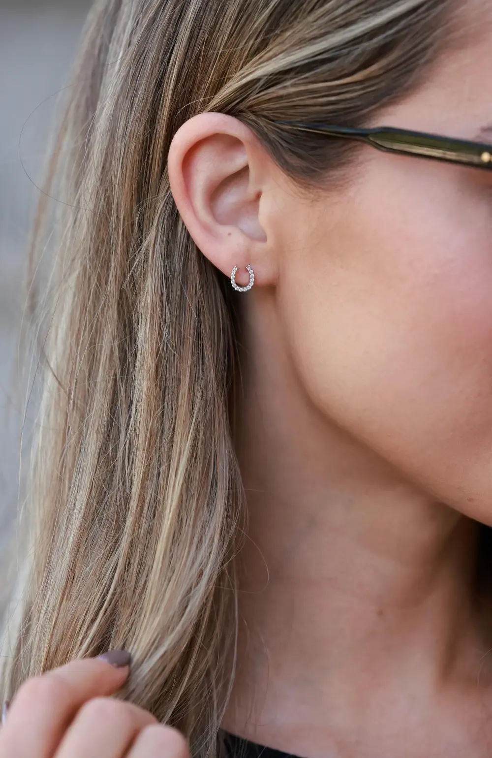 Equestrianista Earrings - Silver