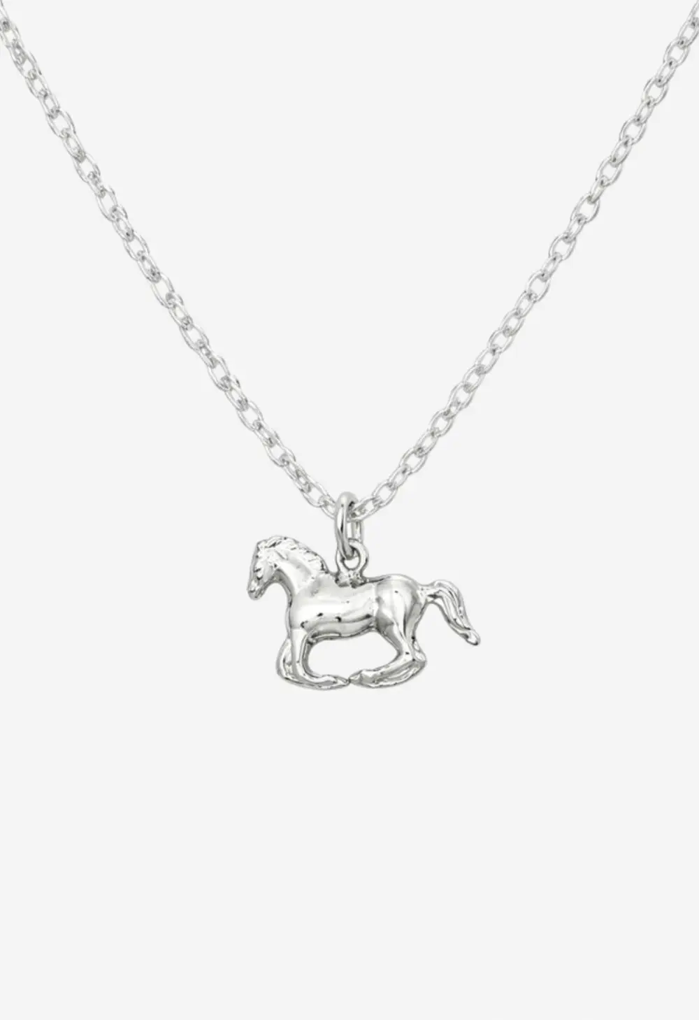 Grace Horse Necklace - Silver