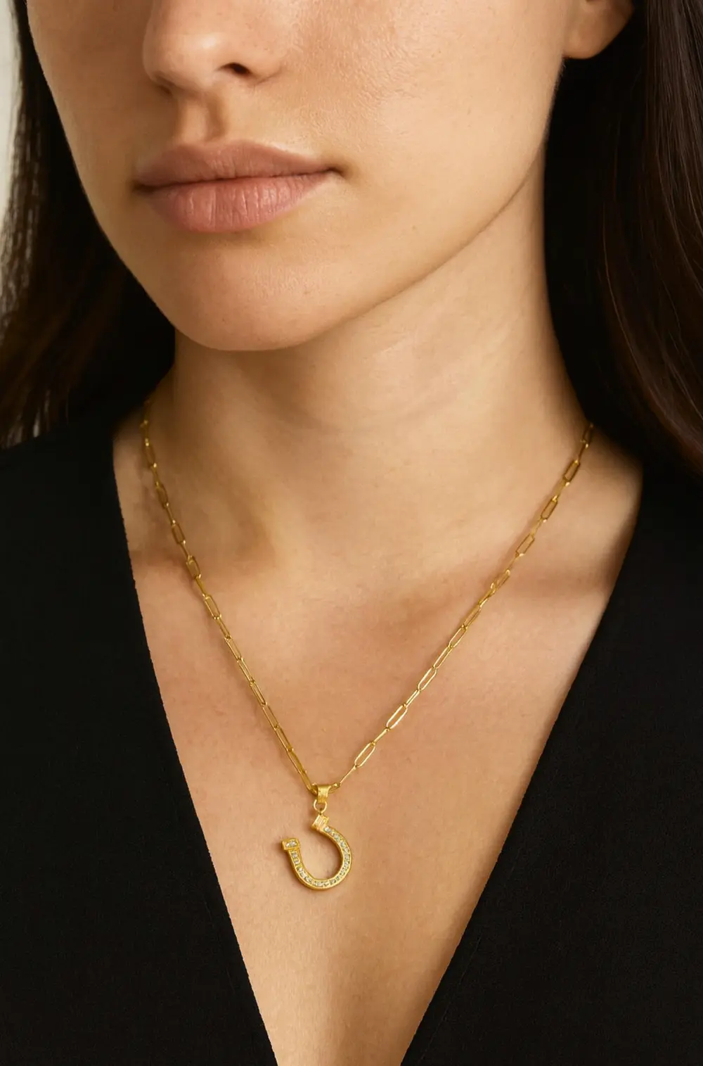 Dion Horseshoe Necklace