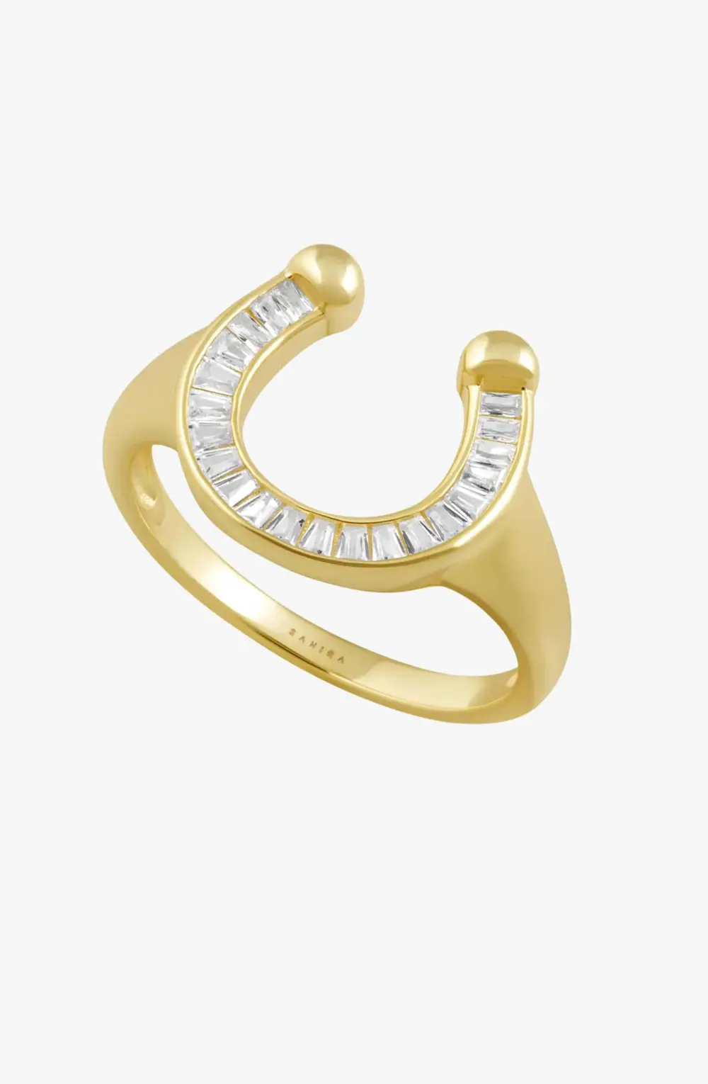 Devon Horseshoe Signet Ring - Gold