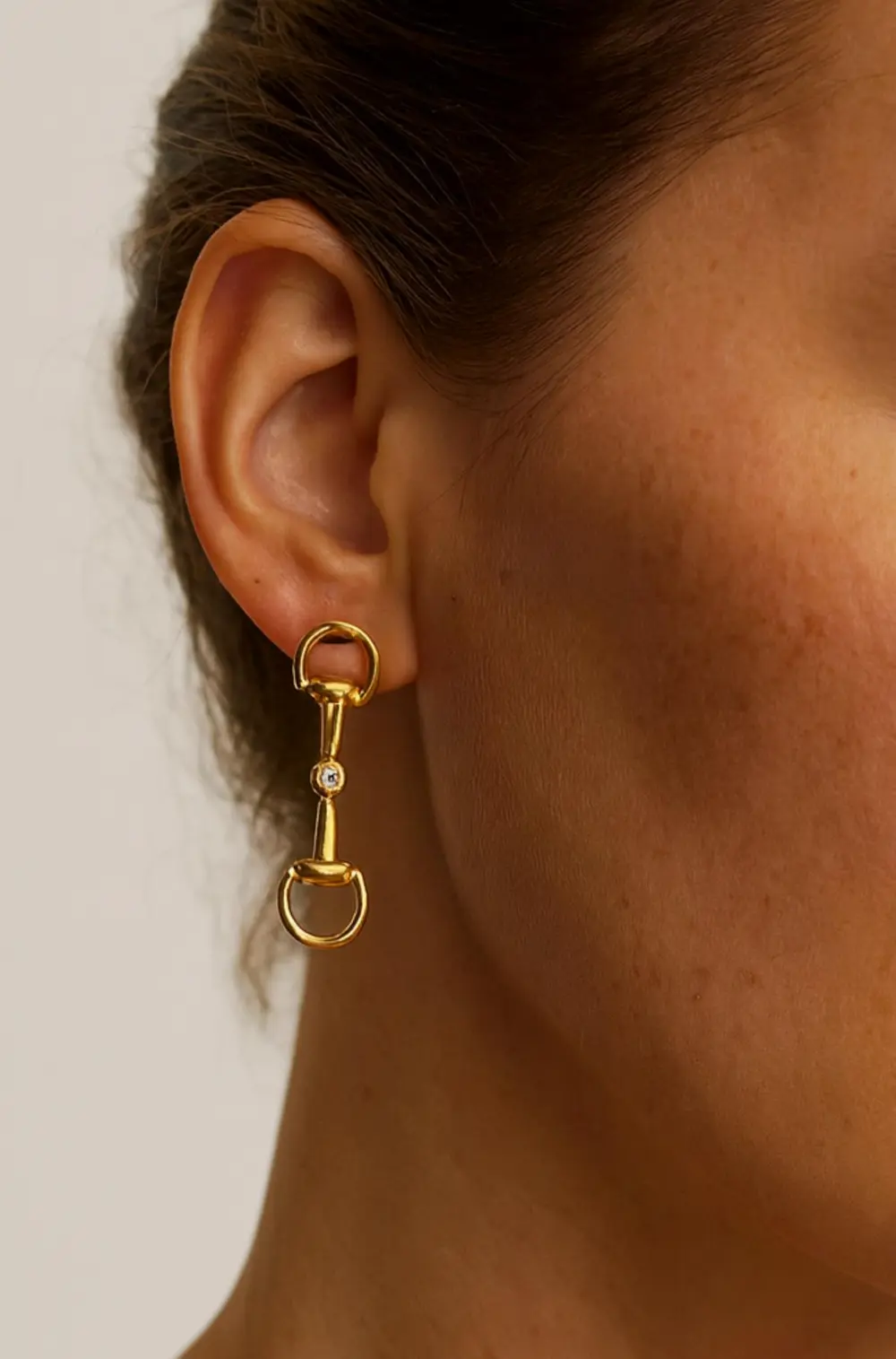 Hollis Bit Earrings - Gold