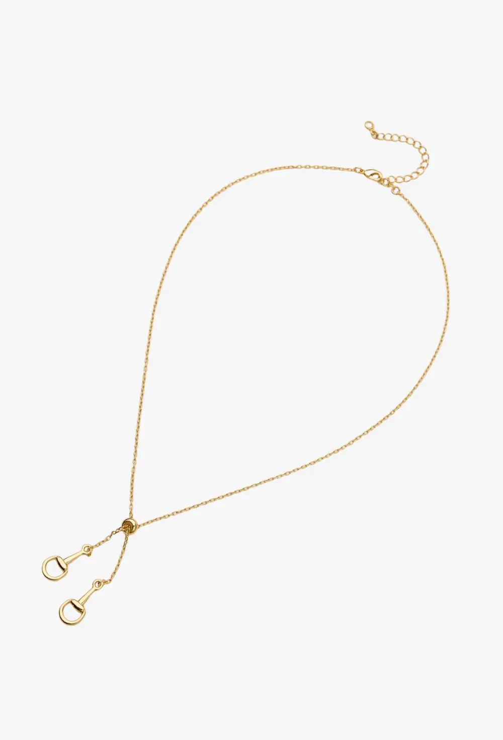 Hollis Bit Charm Necklace - Gold