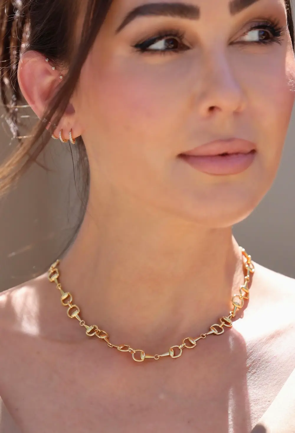 Madison Bit Necklace - Gold