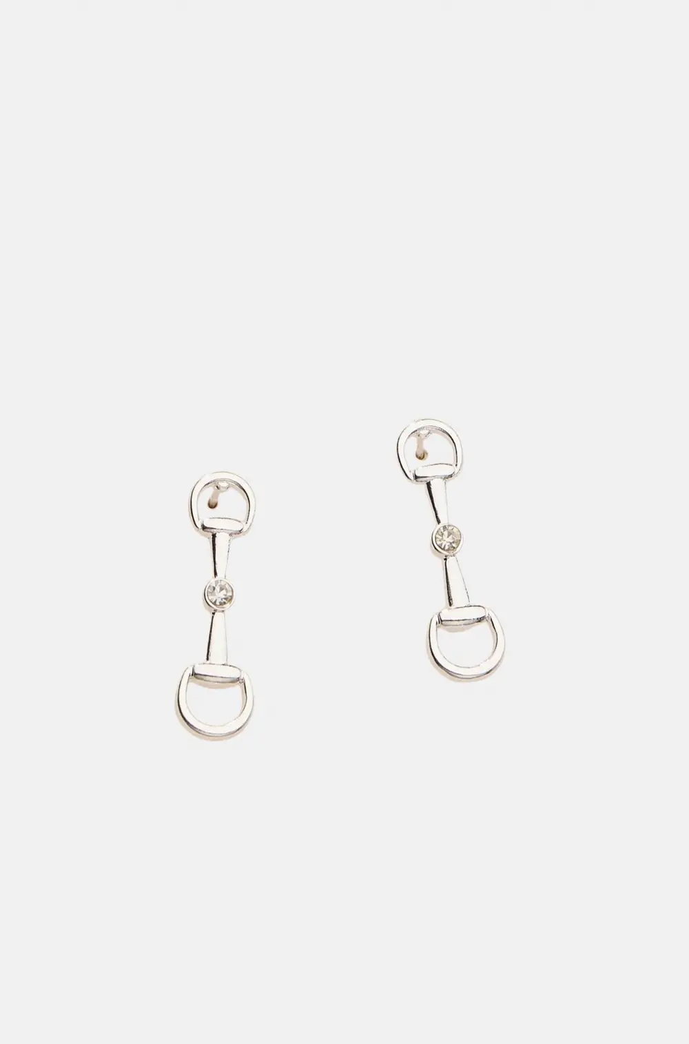 Hollis Bit Earrings - Silver