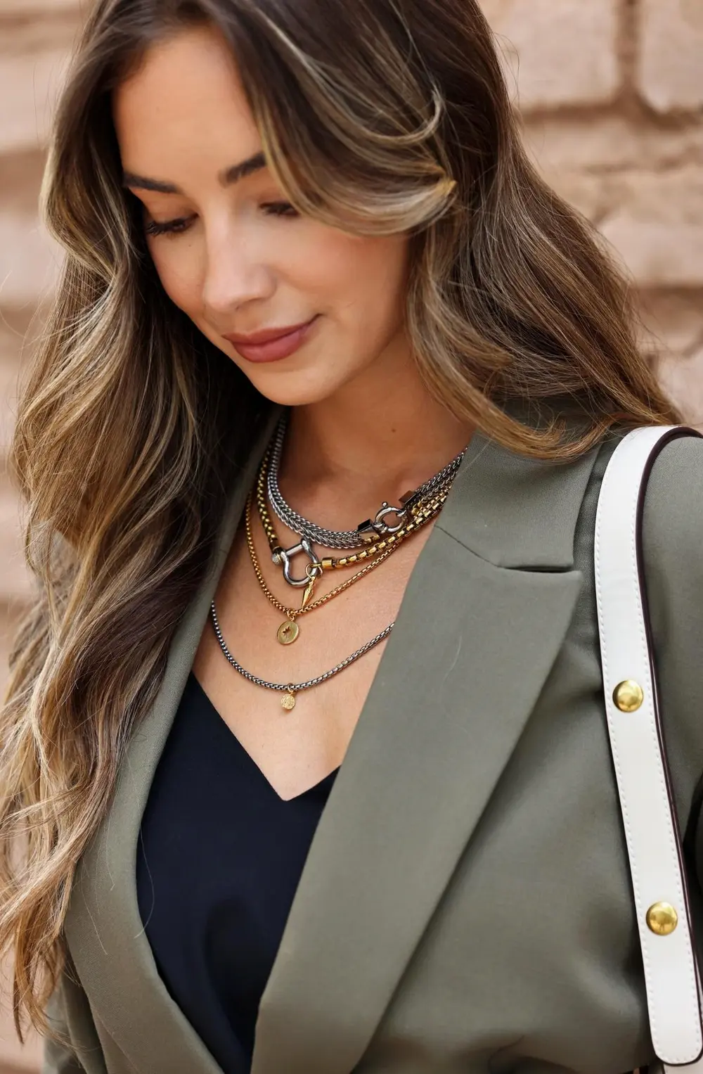 Herradura Burst Layered Necklace Set