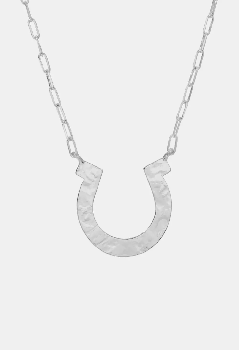 Valenci Horseshoe Necklace - Silver