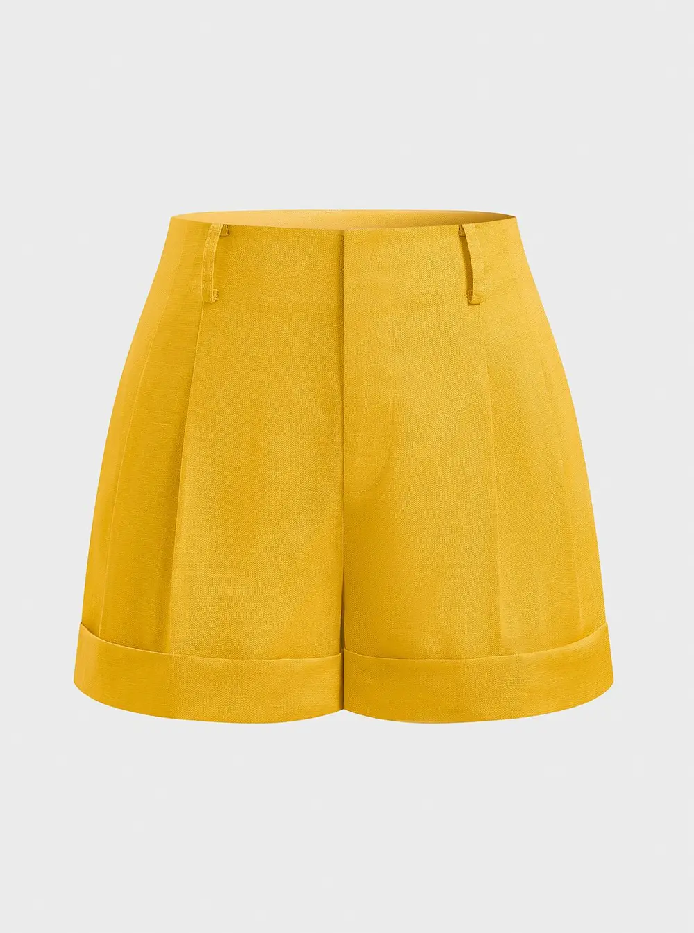 Linen Blend Halter Top & Shorts Set