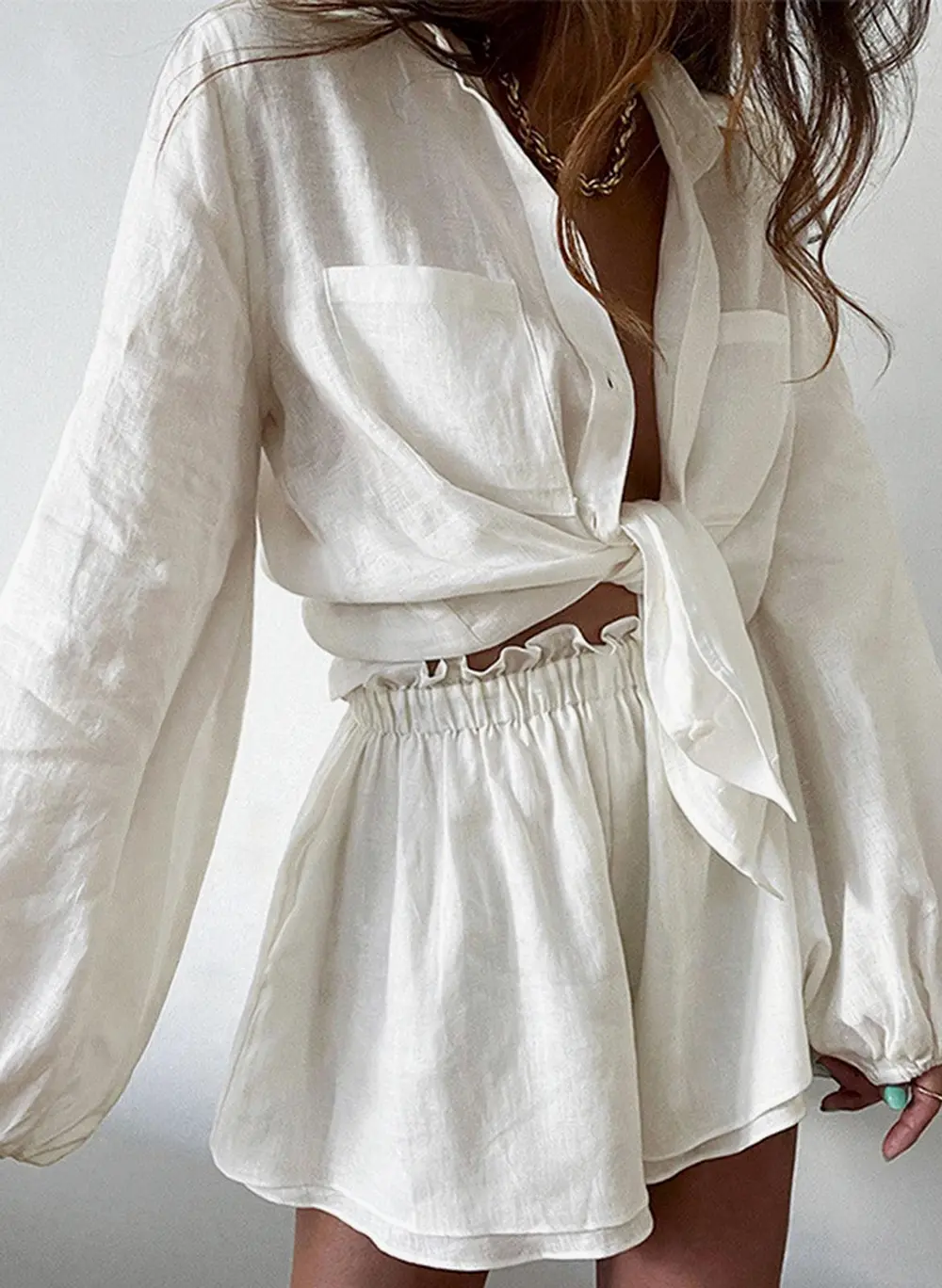 Aegean Two Piece Double Lined Shorts Set