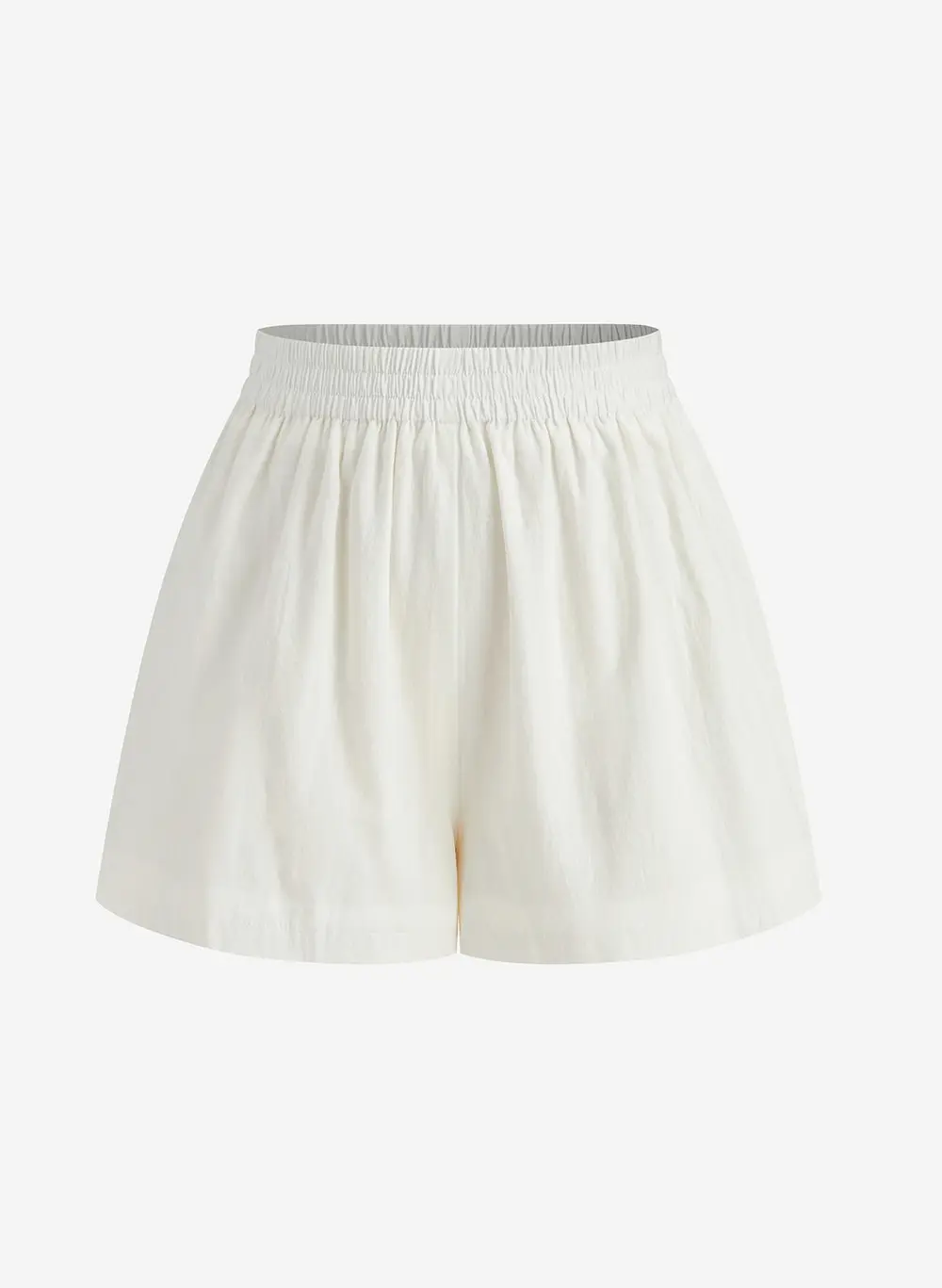 Square Neck Pleated Shorts Set