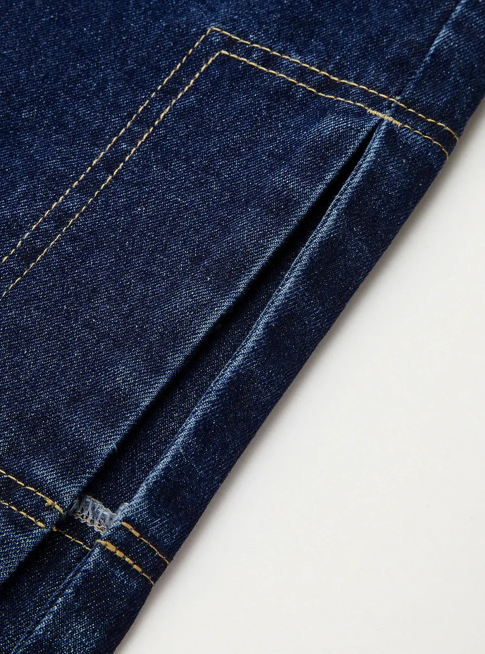 Belted Denim Sleeveless Vest & Shorts Set