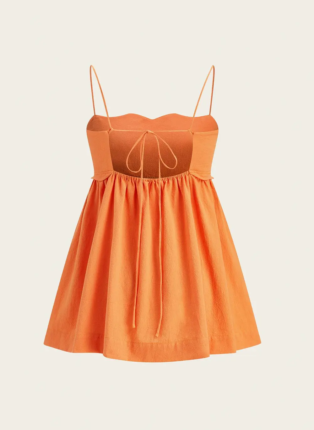 Scallop Hem Cami Top and Shorts Set