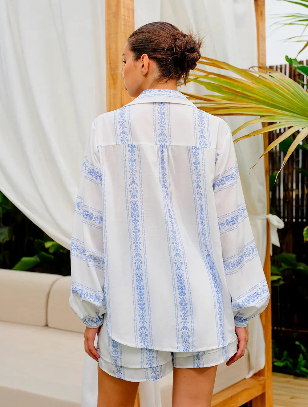 Floral Printed Shorts Set