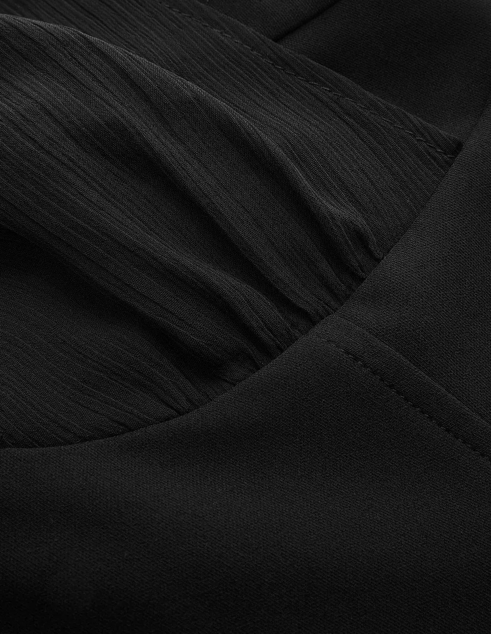 Sheer Halter Neck Top & Shorts Set