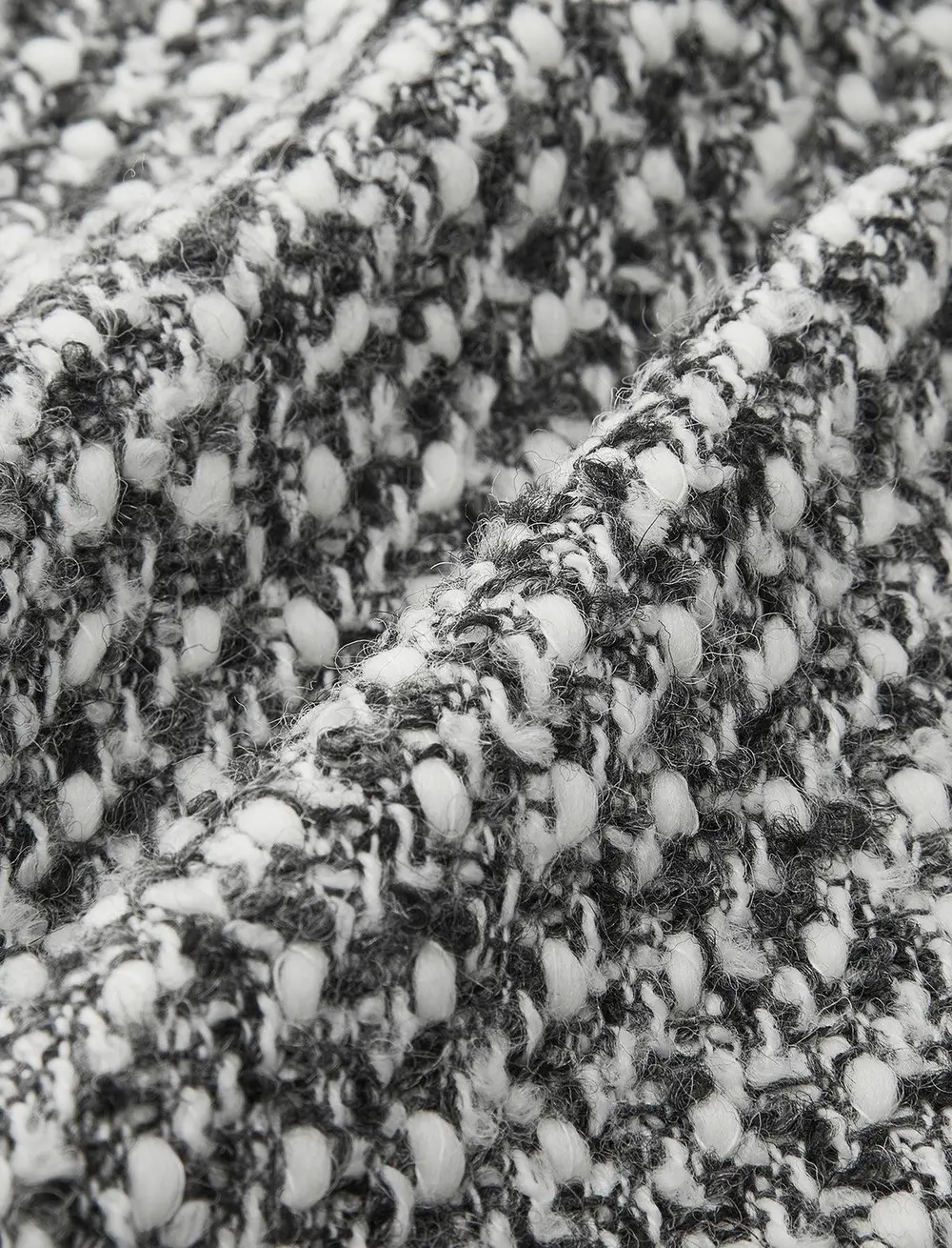 Wool-Blend Tweed Pockets Shorts