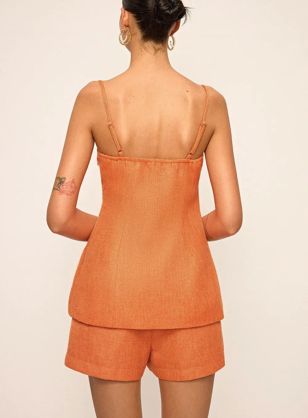 Cut-Out Cami Top and Shorts Set