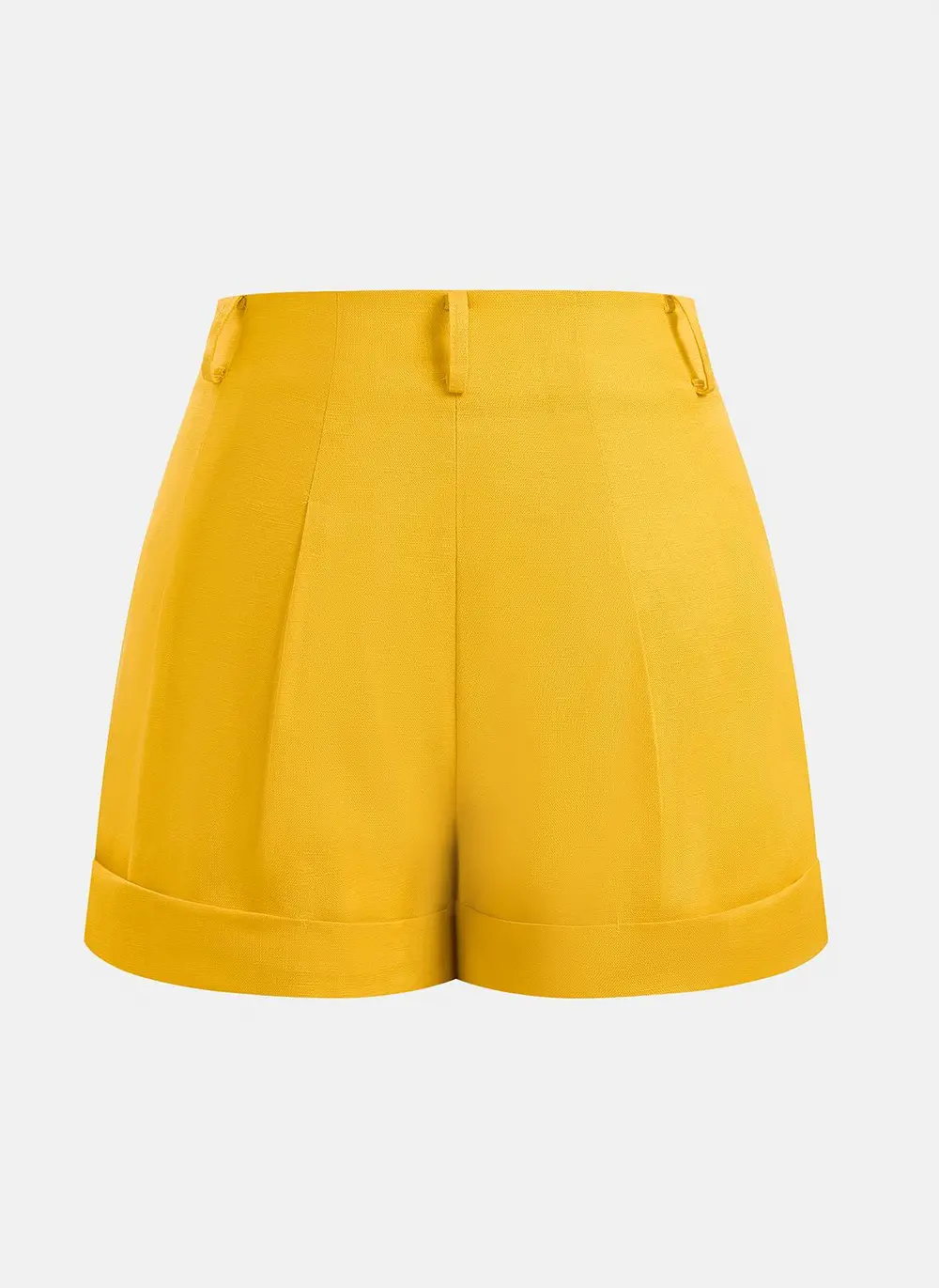 Linen Blend Halter Top & Shorts Set