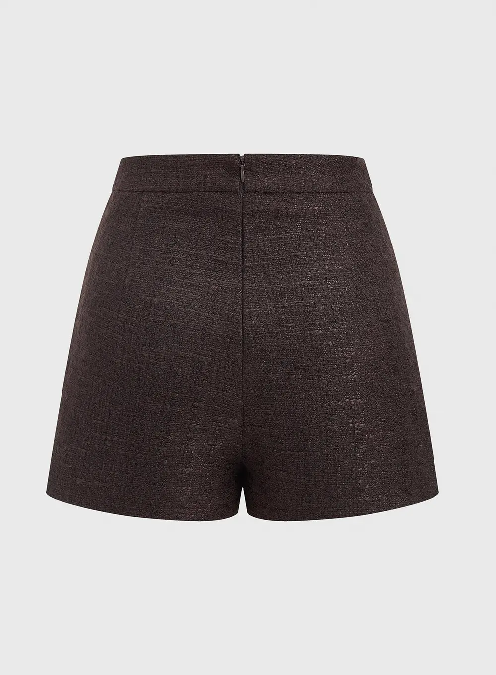 Horsebit Buckle Tweed Shorts
