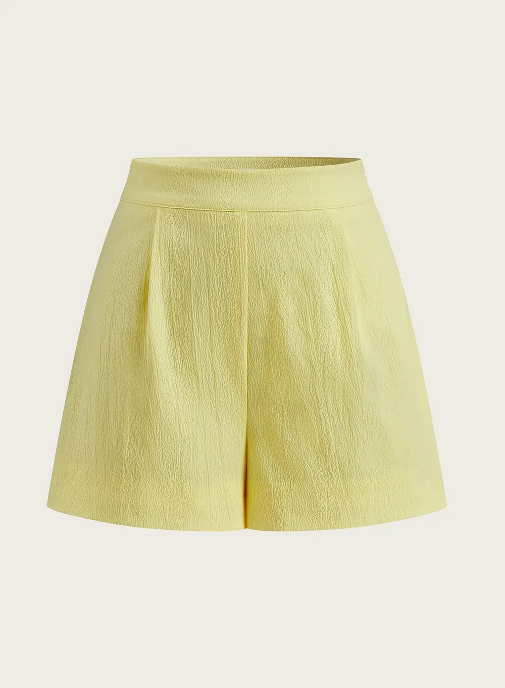 Halter Neck Asymmetric Hem Shorts Set