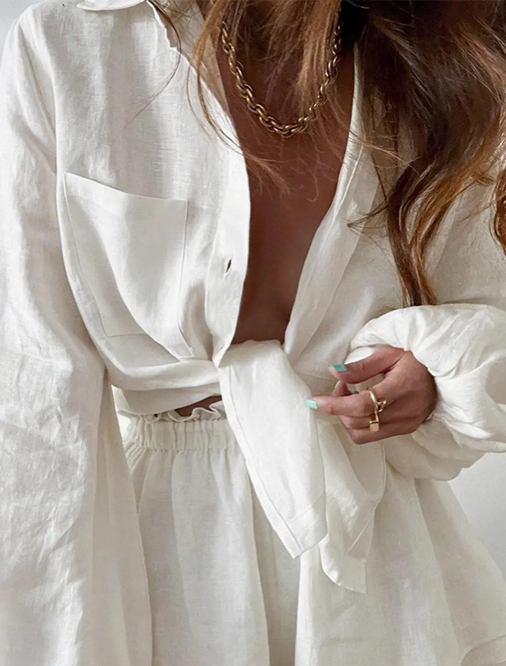 Aegean Two Piece Double Lined Shorts Set