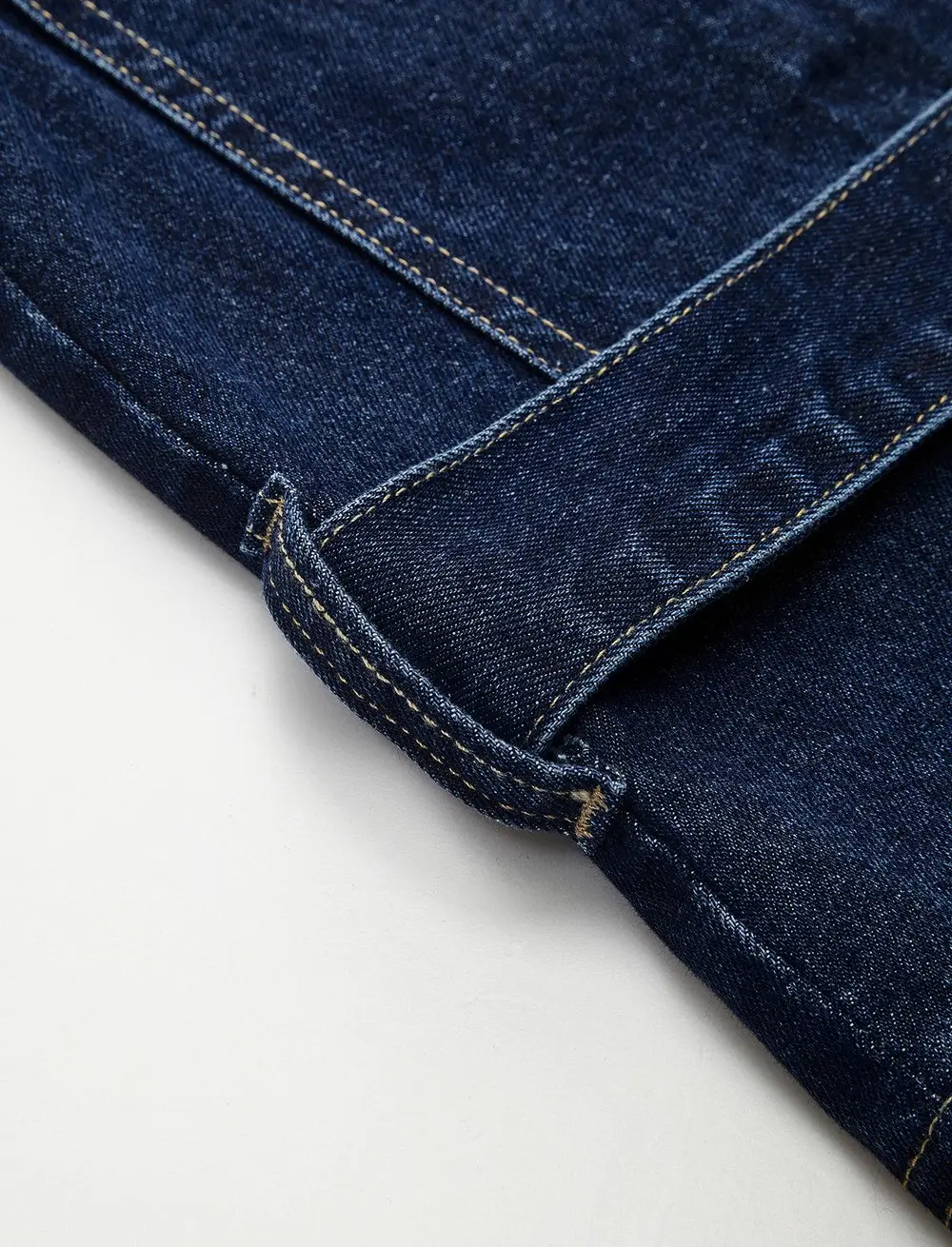 Belted Denim Sleeveless Vest & Shorts Set