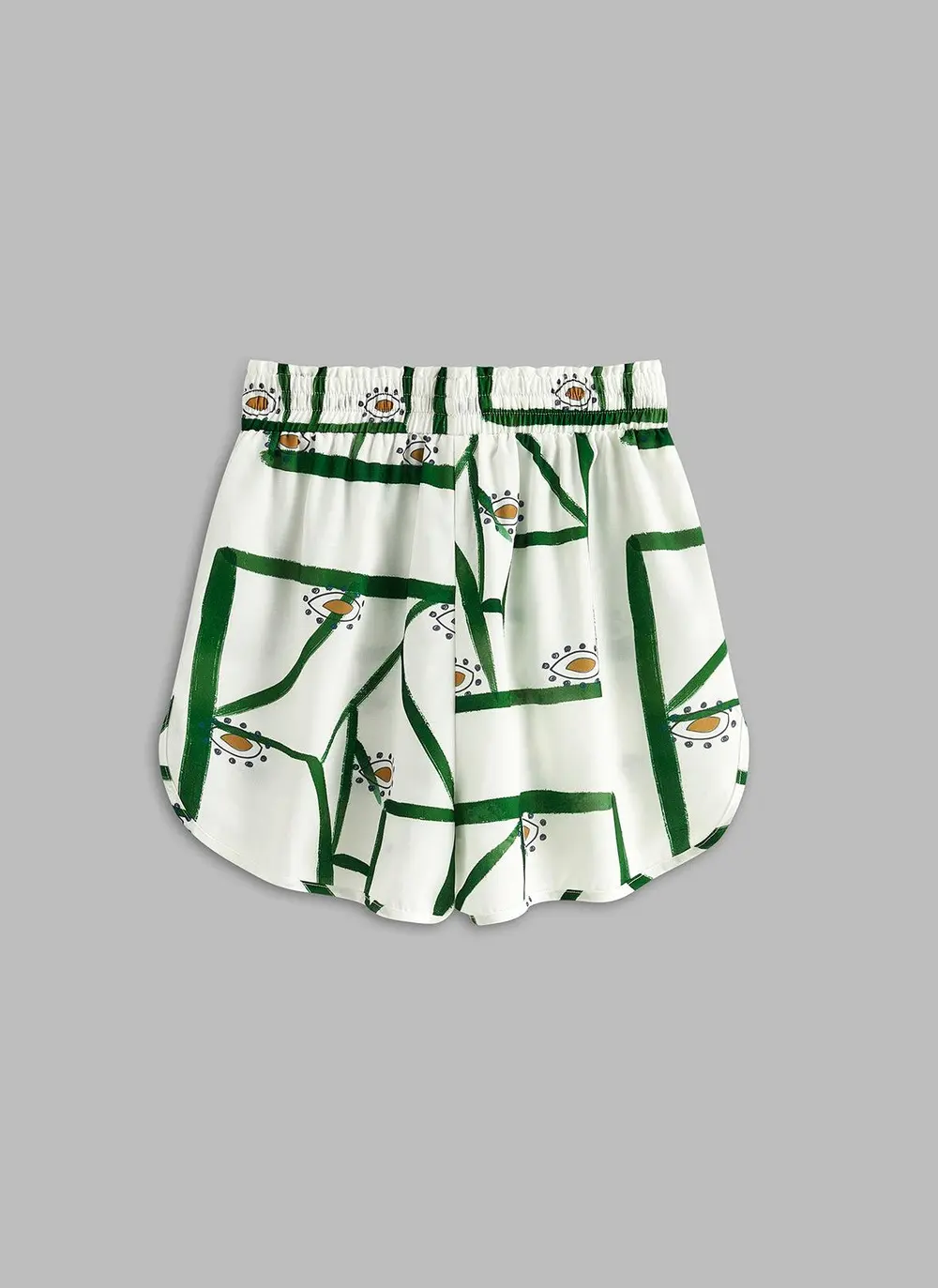 Print Drawstring Shorts Set