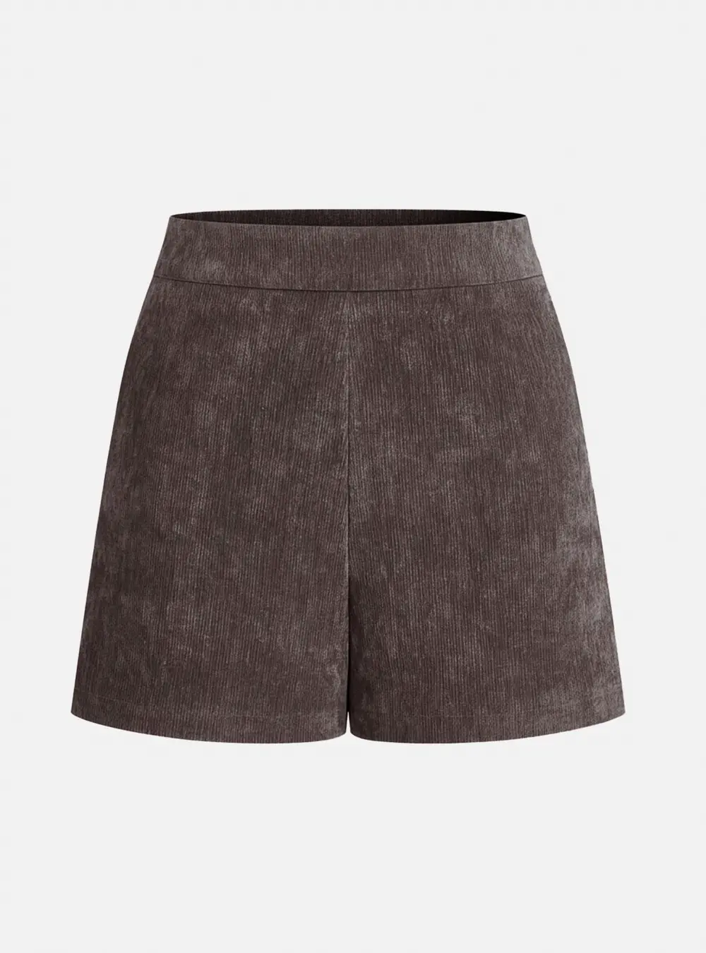 Velvet High-Waisted Shorts