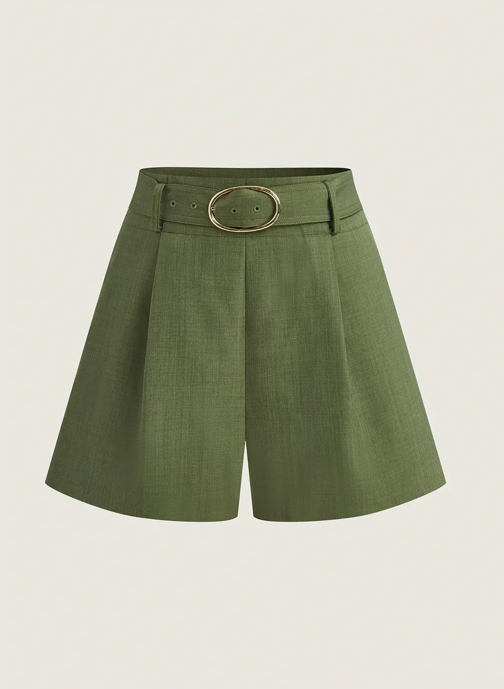 Belted Pocket Shorts