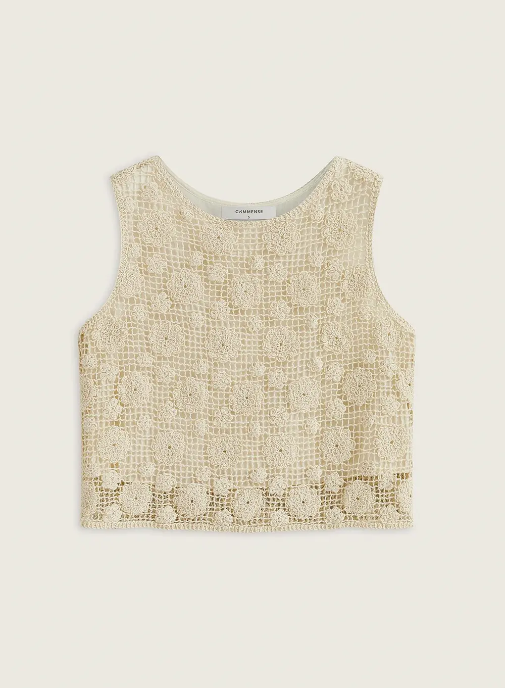 Floral Lace Sleeveless Shorts Set