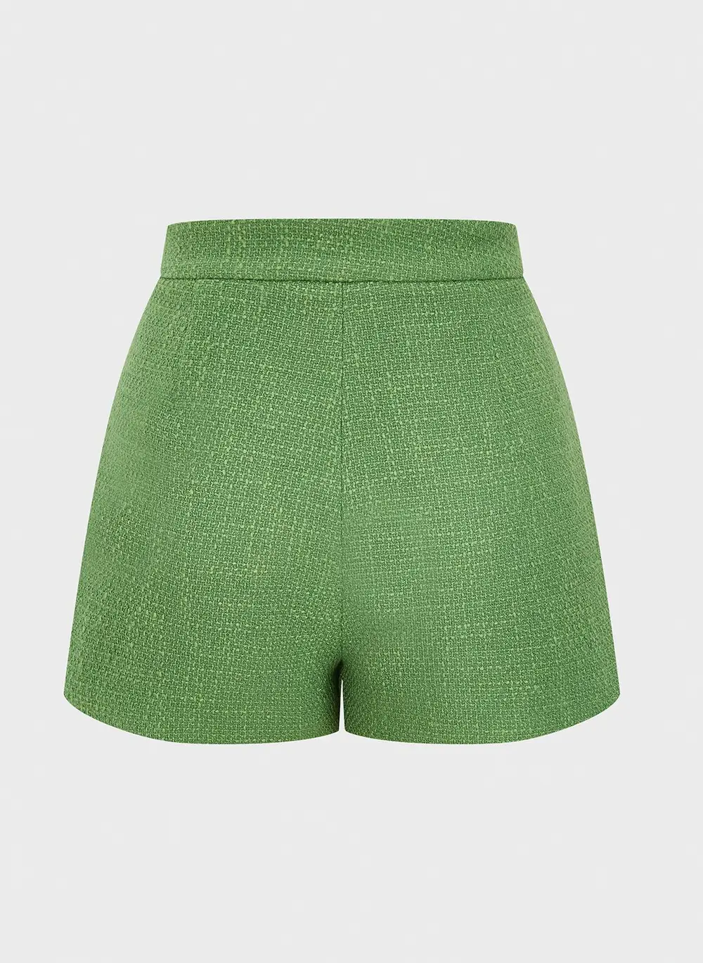 Tweed Sleeveless Vest & Shorts Set