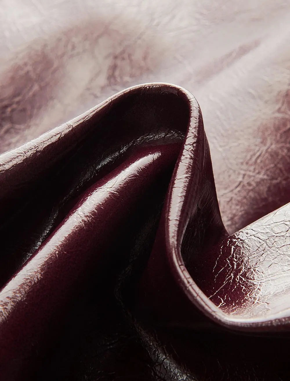 Faux Leather A-Line Shorts