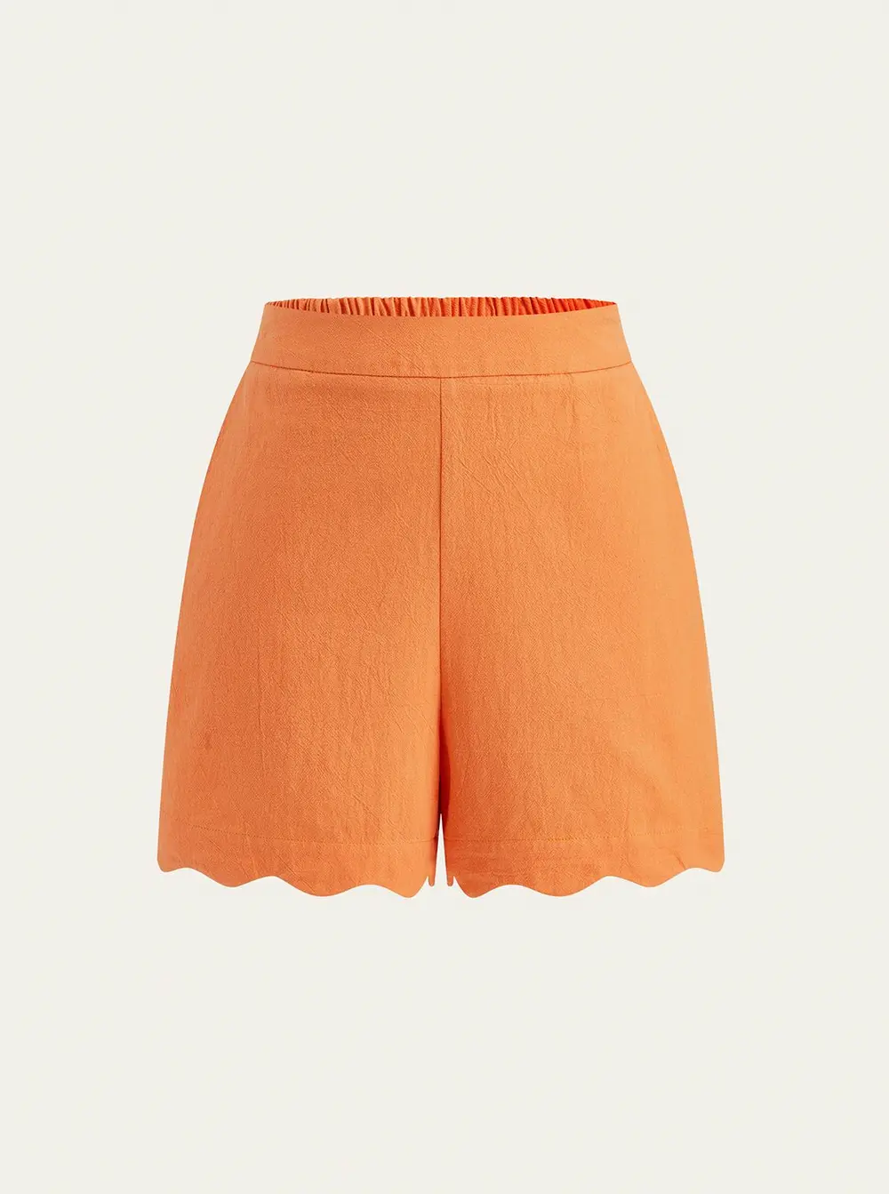 Scallop Hem Cami Top and Shorts Set