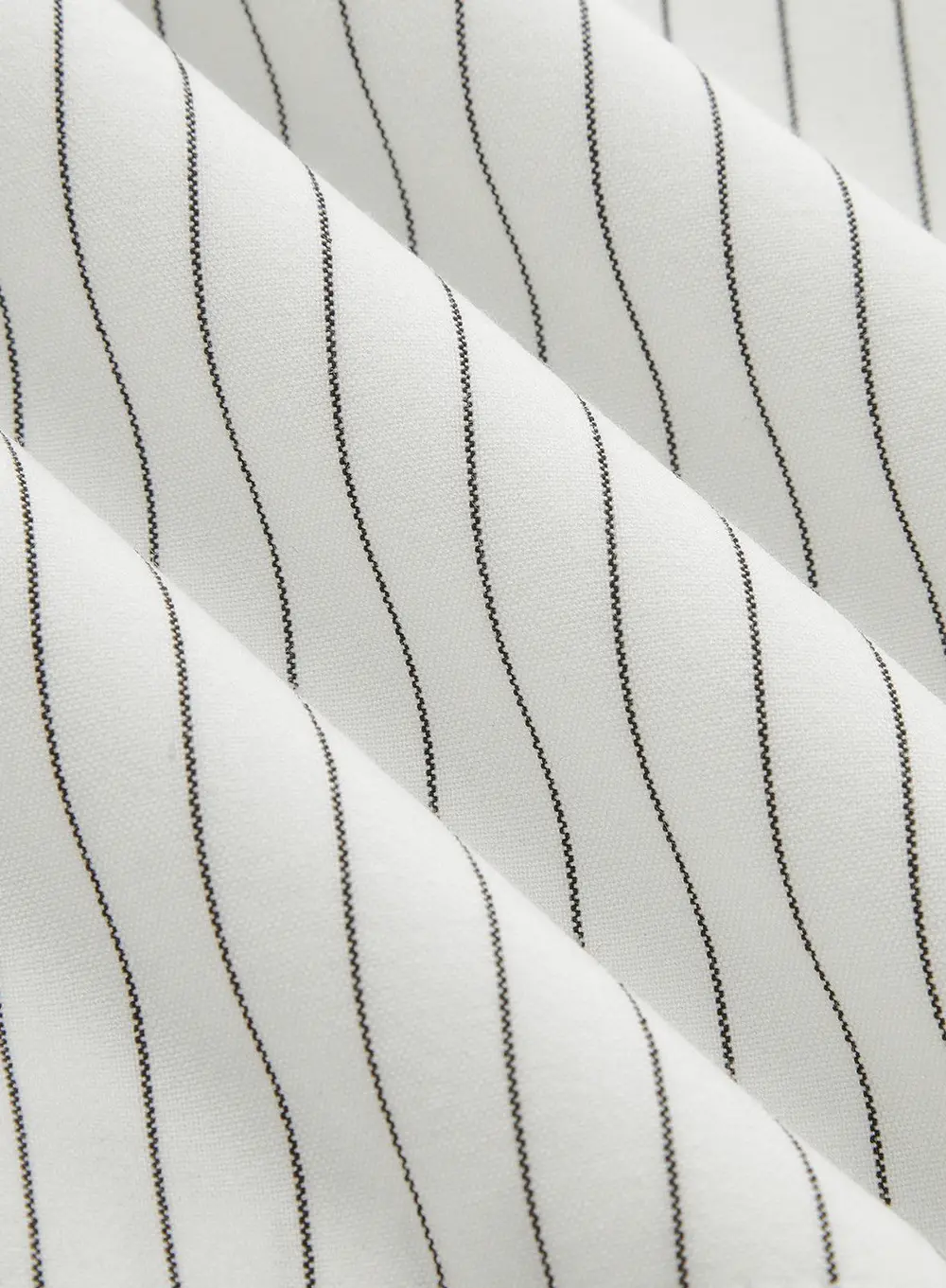 Pinstripe Asymmetric Button Vest & Shorts Set