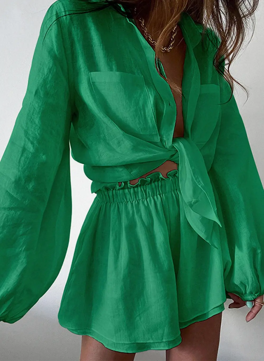 Aegean Two Piece Double Lined Shorts Set