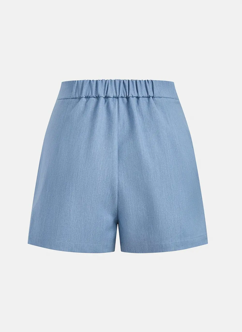 Mid-Waist Embellished Casual Shorts