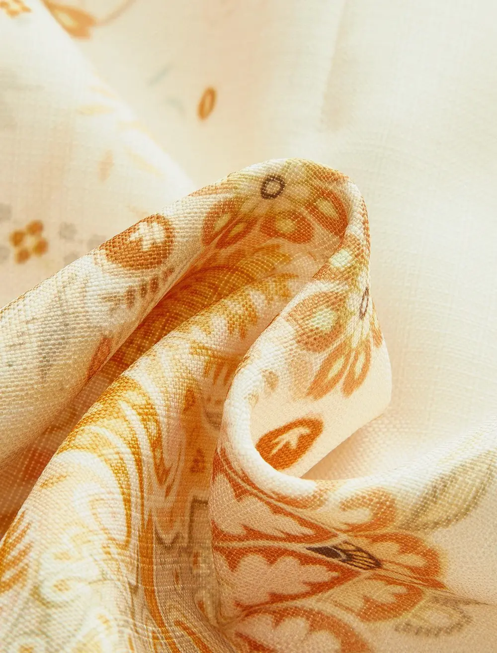 Belted Boho Print Tailored Shorts