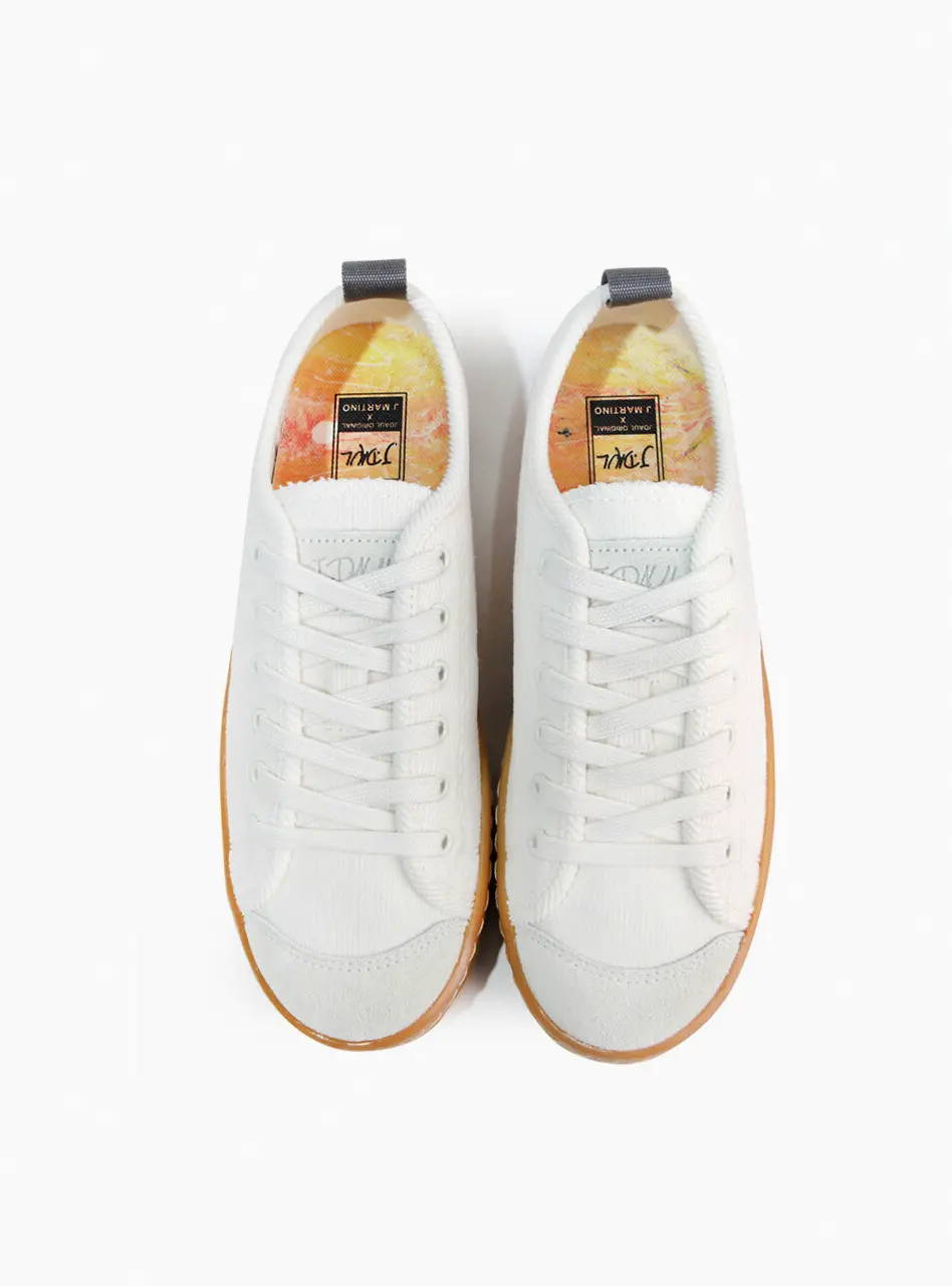 Superb Corduroy Sneakers - Cream