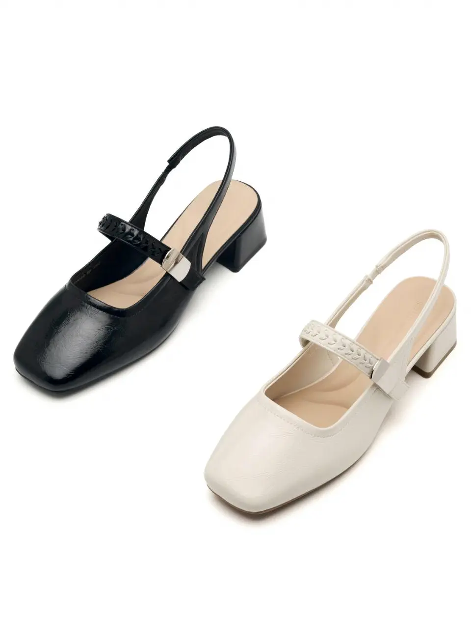 Grace Maryjane Slingback 4cm Pumps (WS9020)