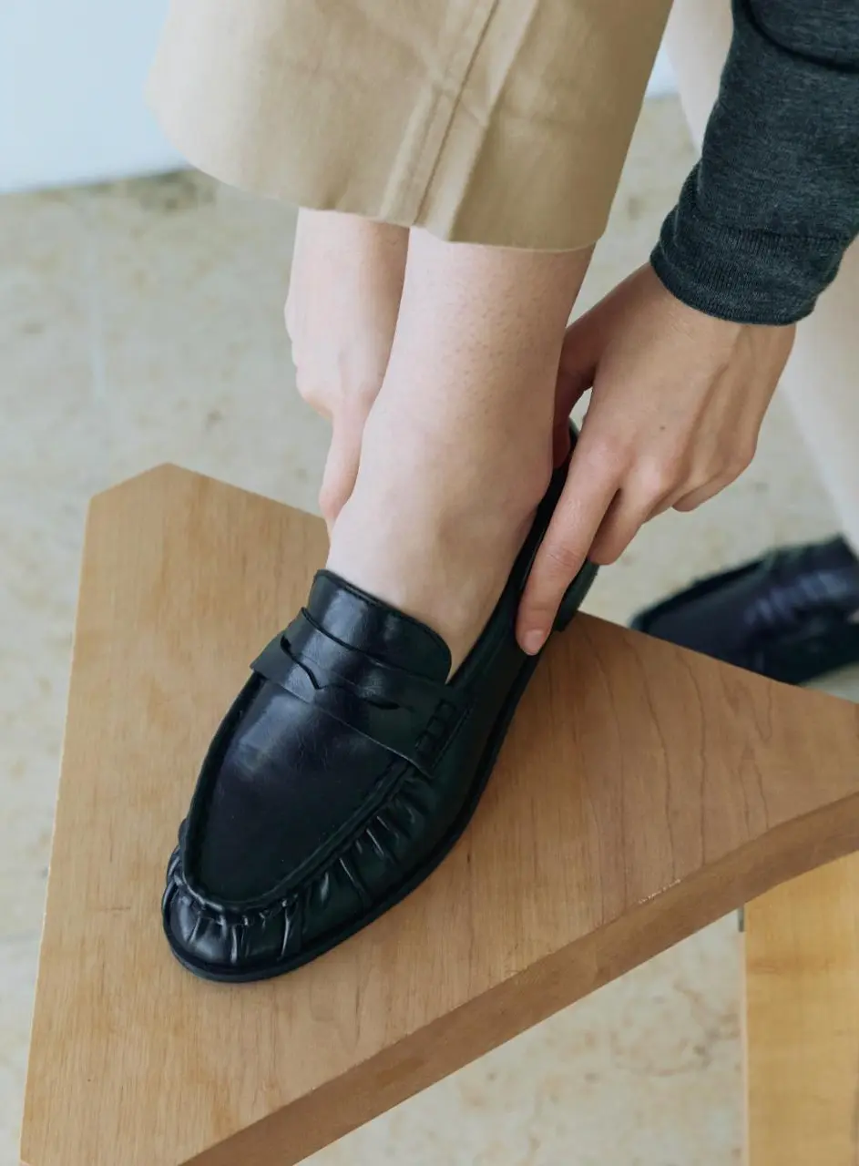 Dress Classic Shirring Loafer (SM027)