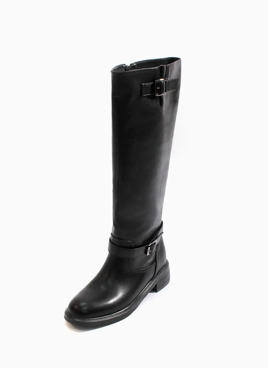 Esme Two-Belt Long Boots