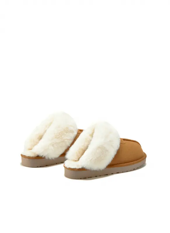 Platform Fur Slipper Nina