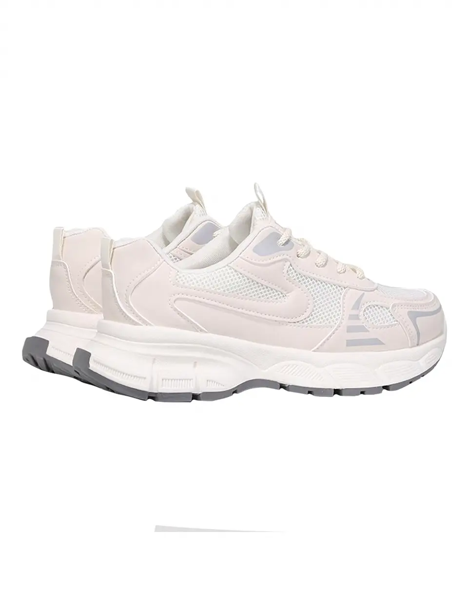 Elle Sports Club777 Sneakers [Ivory Gray] (EL5S247IGR)