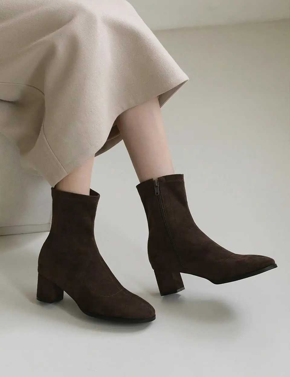 Laenne Socks Ankle Boots (5cm)