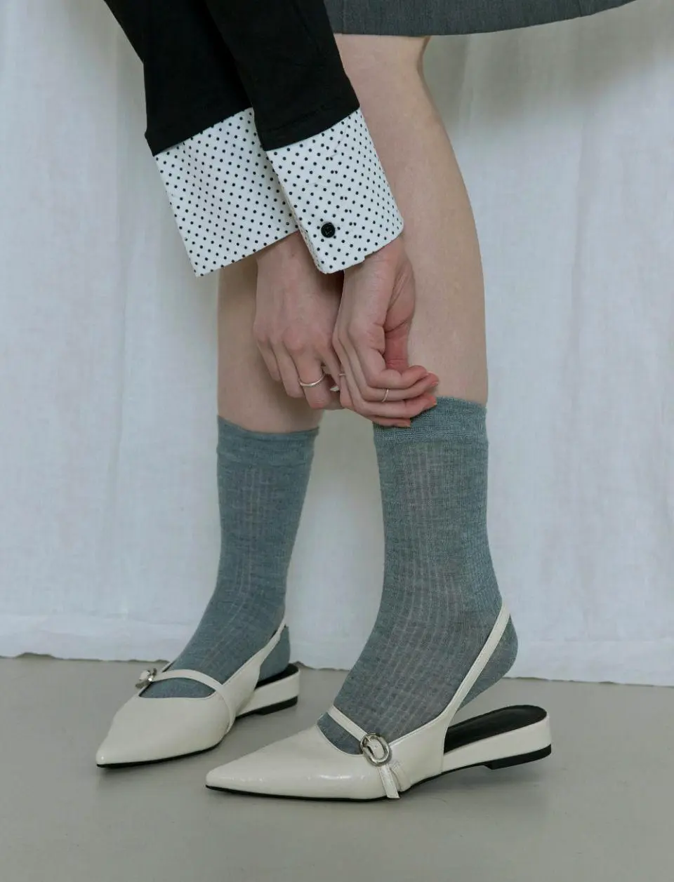 Cathay Mary Jane Slingback 3cm Pumps (WS9005)