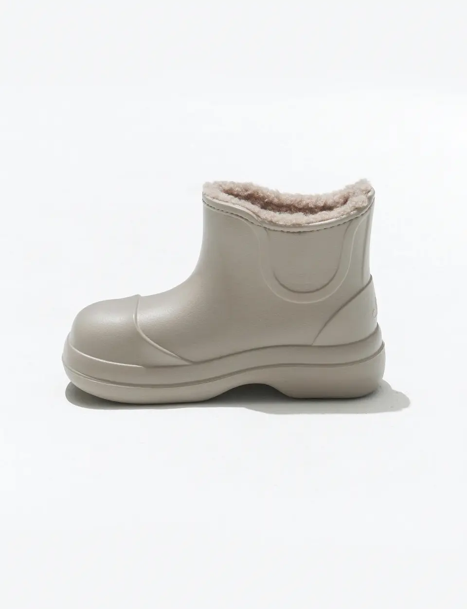 Waterproof Fur-Lined Winter Boots [Greige]