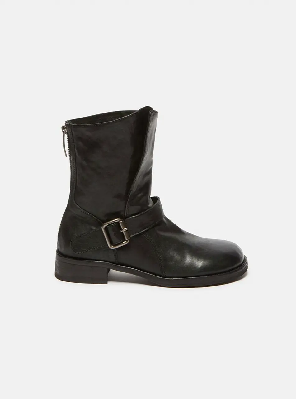 Buckle biker Ankle Boots [black] (DG3CW25503BLK)