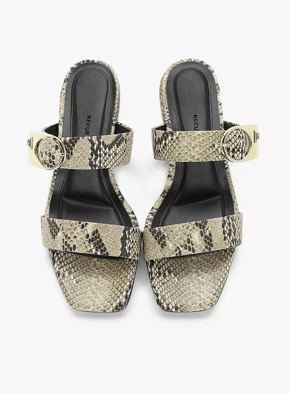 Anello Signature Strap Sandals - Cream