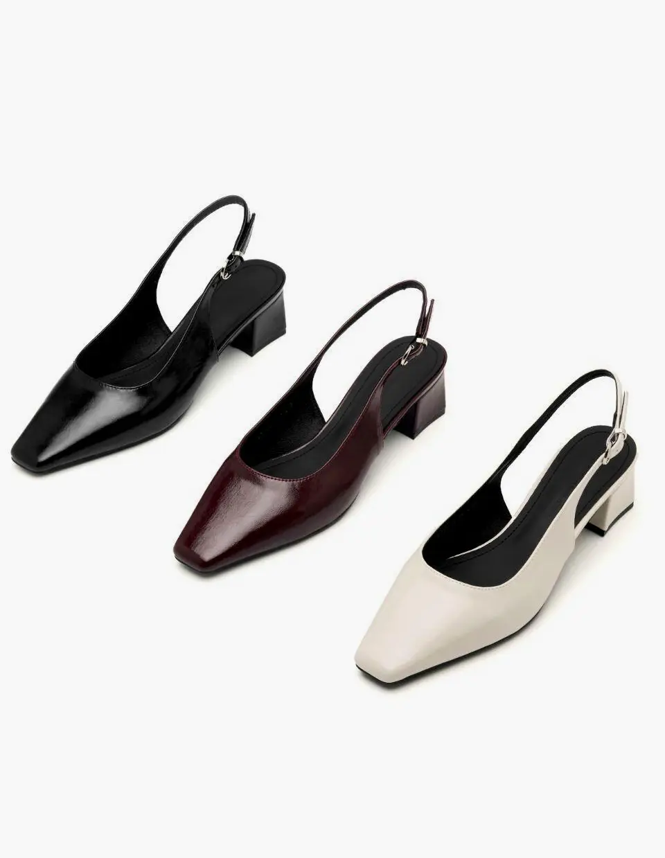 Rossan Minimal Slingback 4cm Pumps (WS9009)