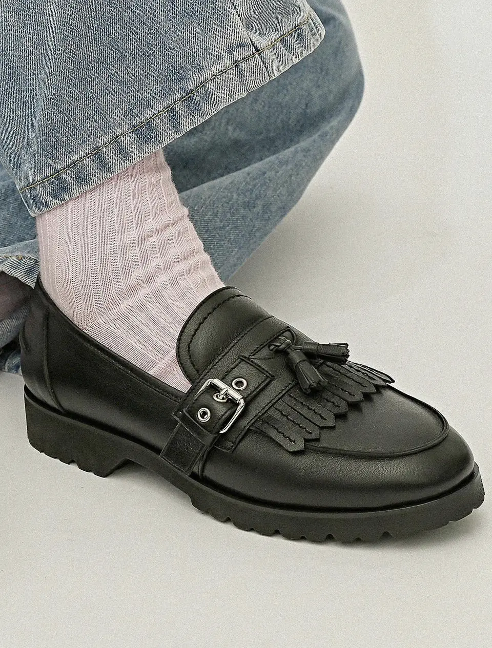 2041 Mare Tassel Lug Loafer 2.5cm